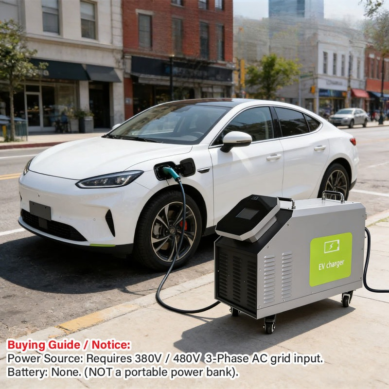 480V 3 Phase AC Power Input 7k - Portable Dc Fast Charger 20Kw Ccs2 recension och pris