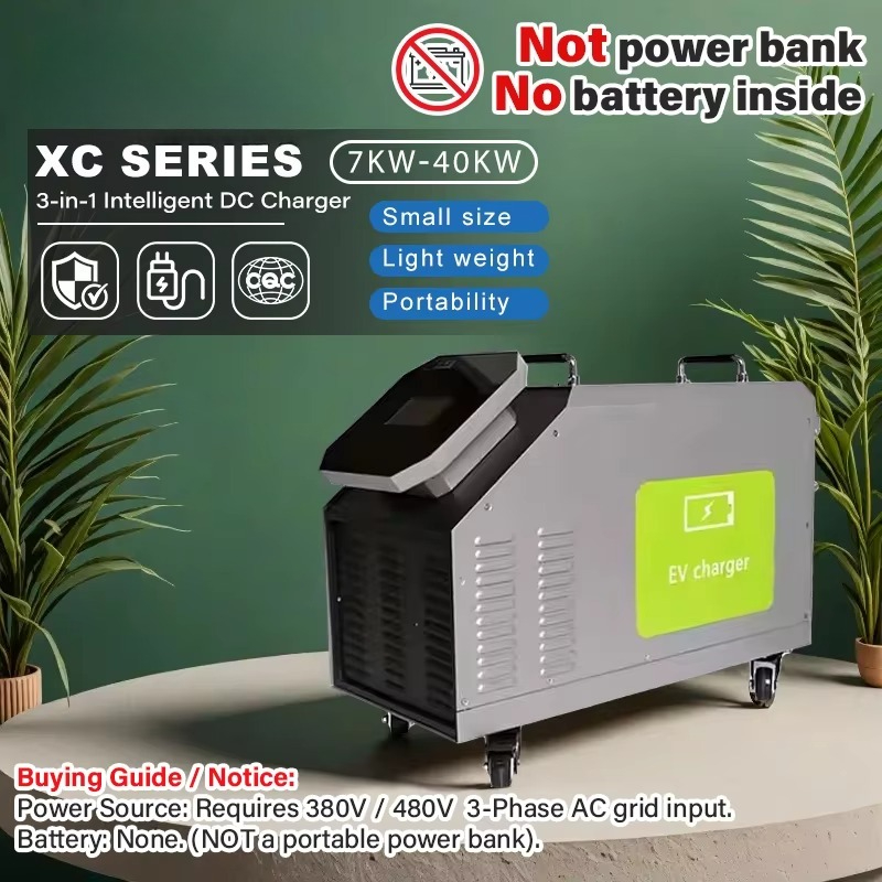480V 3 Phase AC Power Input 7k - Portable Dc Fast Charger 20Kw Ccs2 recension och pris