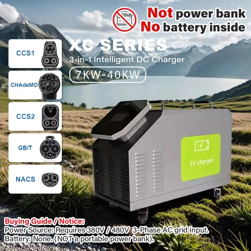 480V 3 Phase AC Power Input 7k - Portable Dc Fast Charger 20Kw Ccs2 recension och pris