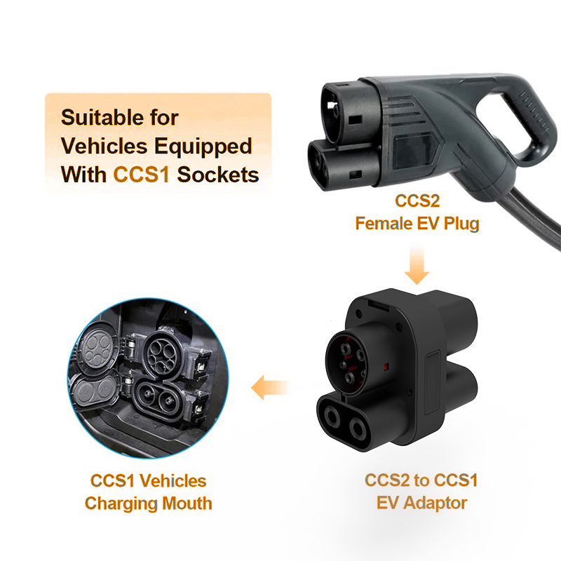 WUFEN 250KW CCS2 to CCS1 Adapt - Ccs2 To Ccs1 Fast Charge Adapter 250Kw recension och pris
